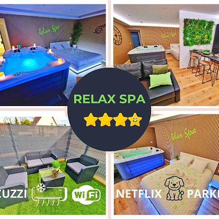 Relax Spa-4 Pers-Jacuzzi-Parking-Jardin-Clim-Colmar Muntzenheim Luaran gambar